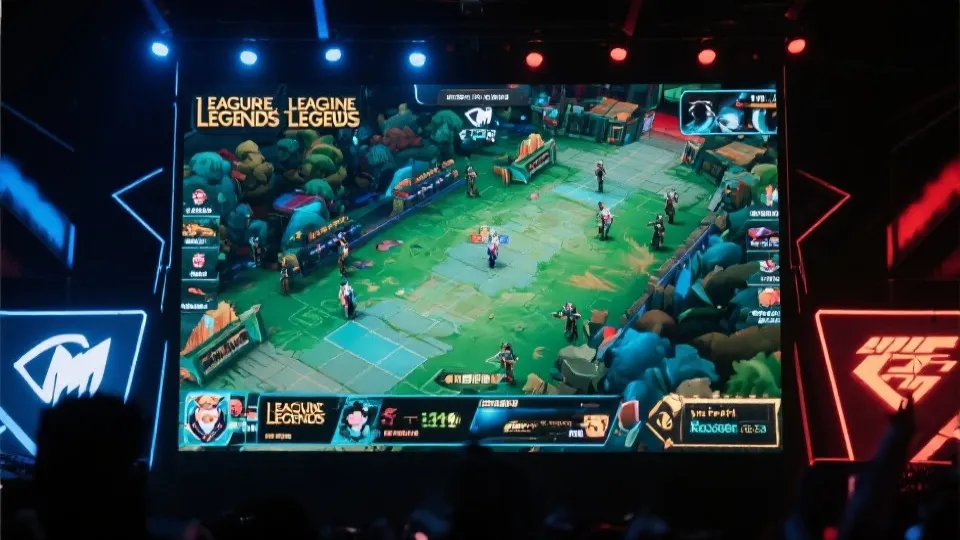 英雄联盟赛事直播画面预览